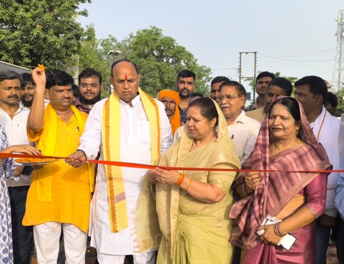अन्नपूर्णा भवन, पंचायत घर व सीसी सड़क का हुआ लोकार्पण