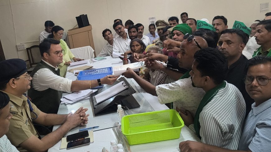 भारतीय हलधर किसान यूनियन ने 5 सूत्रीय ज्ञापन जिलाधिकारी बदायूं को सौंपा ,शीघ्र समाधान का मिला आश्वाशन