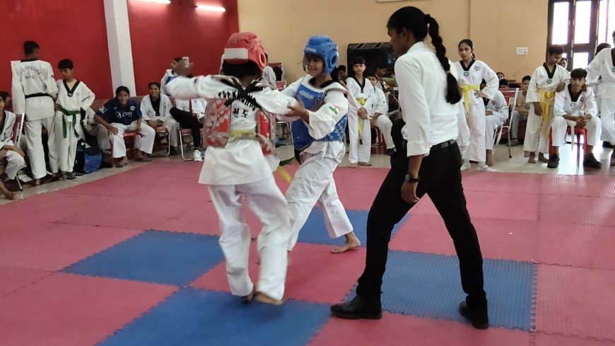 बाबा स्कूल के छात्रों ने  ताइक्वांडो चैंपियनशिप 2026 में विद्यार्थियों ने 6 स्वर्ण, 7 रजत व 5 कांस्य पदक जीतकर लहराया जीत का परचम।