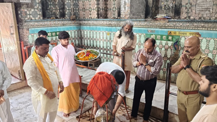 उप जिलाधिकारी ने पुरुषोत्तम मास मेले की तैयारी का लिया जायजा