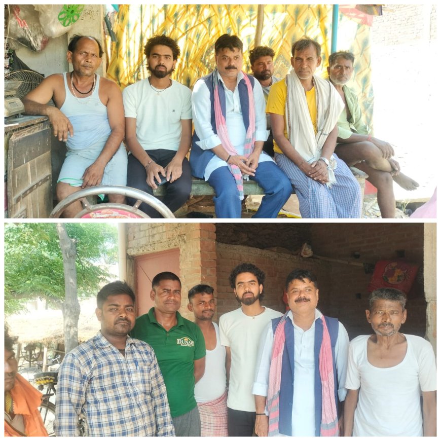 पासी उत्थान समिति उत्तर प्रदेश के अध्यक्ष उमेश उर्फ सन्तोष रावत ने दरियाबाद विधानसभा क्षेत्र के आधा दर्जन गांवों का भ्रमण कर कार्यकर्ताओं की समस्यायों को सुना निस्तारण कराने का आश्वासन दिया