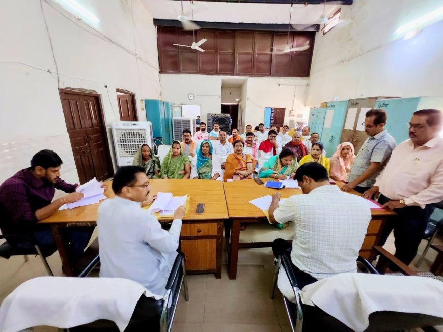 नगर पालिका परिषद चित्रकूट धाम कर्वी के विकास के लिए 77 करोड़ का बजट सर्वसम्मति से पारित