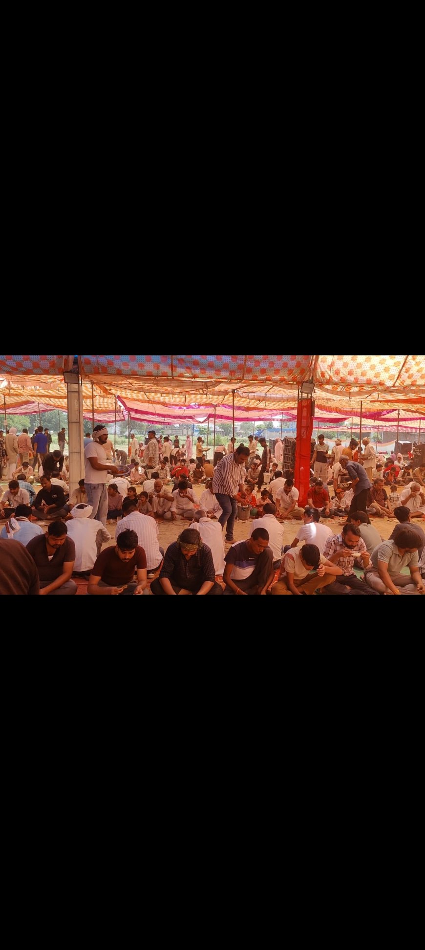 ग्राम कुम्हा में शिवलेश्वर महादेव मंदिर के पुनर्निर्माण उपरांत प्राण प्रतिष्ठा और विशाल भंडारे में उमड़ा श्रद्धा का सैलाब