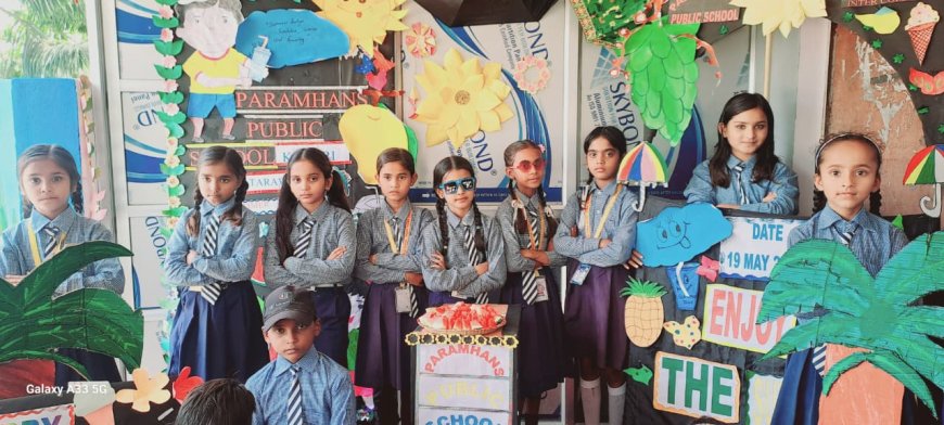 परमहंस पब्लिक स्कूल एवं पंडित विद्याधर इंटर कालेज कबरी में हुआ समर कैंप का आयोजन