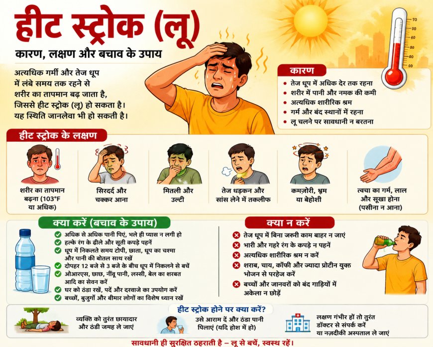लू और हीट स्ट्रोक से बचाव के लिए प्रशासन ने जारी की एडवाइजरी
