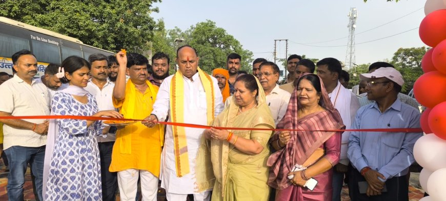 अन्नपूर्णा भवन, पंचायत घर व सीसी सड़क का हुआ लोकार्पण
