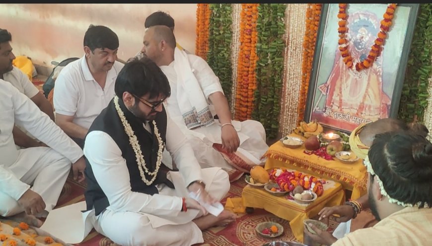 मथुरा में श्रीकान्त त्यागी का भव्य स्वागत, दाऊजी महाराज के दर्शन कर किया बड़ा राजनीतिक ऐलान