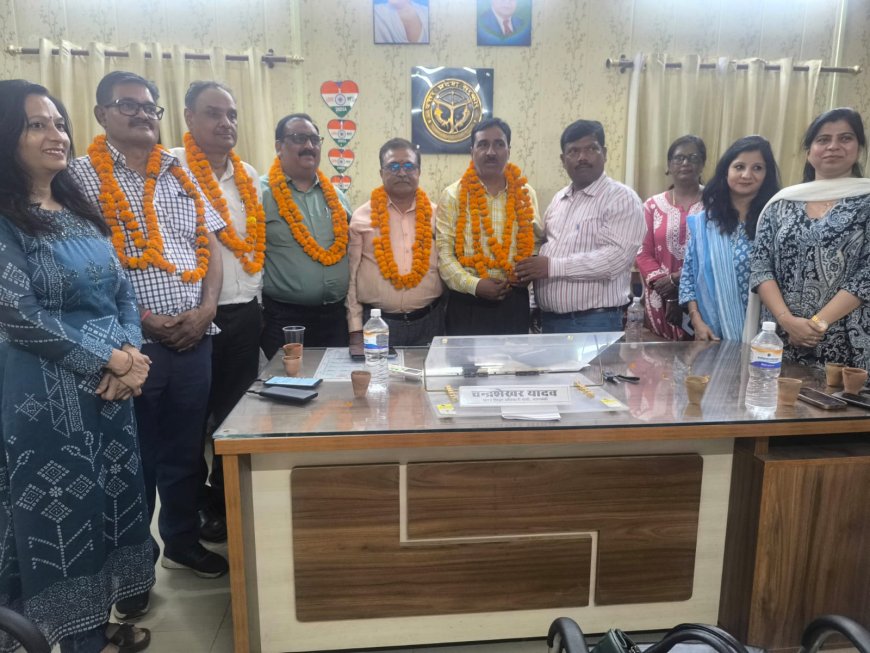ब्लॉक संसाधन केंद्र बंकी पर नवपदोन्नत खण्ड शिक्षा अधिकारियों का स्वागत सम्मान समारोह आयोजित