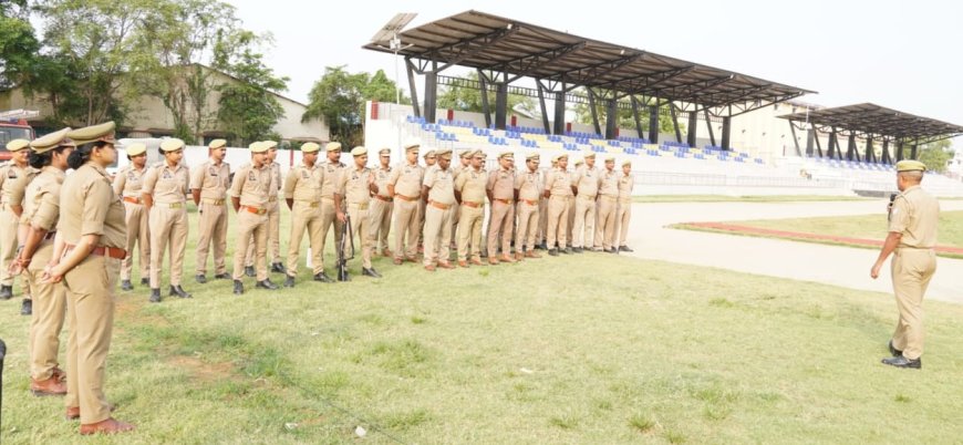 गोरखपुर पुलिस का मॉक दंगा नियंत्रण अभ्यास, भीड़ नियंत्रण और त्वरित प्रतिक्रिया की परखी गई तैयारी