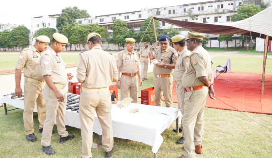 गोरखपुर पुलिस का मॉक दंगा नियंत्रण अभ्यास, भीड़ नियंत्रण और त्वरित प्रतिक्रिया की परखी गई तैयारी