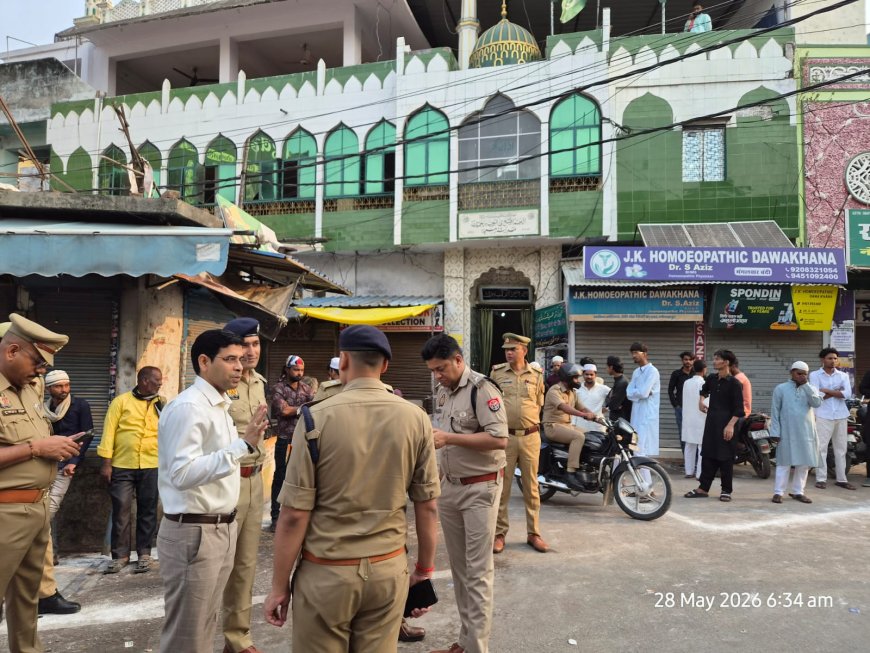 ईद-उल-जुहा पर गोरखपुर में हाई अलर्ट, मस्जिदों के आसपास सुरक्षा के कड़े इंतजाम