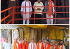 युवा भाजपा नेता राहुल अवस्थी ने बडे बाबा की ड्योढ़ी पर माथा टेक विश्व मानव कल्याण की कामना किया