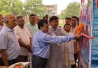 मीरजापुर।नपाध्यक्ष श्यामसुंदर केशरी ने वाटर एटीएम का किया उदघाटन*
