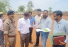 जनपद चित्रकूट में निर्माणाधीन इको टूरिज्म आधारित थीम पार्क का जिलाधिकारी द्वारा स्थलीय निरीक्षण