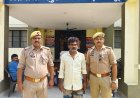 थाना रैपुरा पुलिस टीम ने लालापुर पहाड़ के नीचे खड़ी चालान शुदा ट्रक को चोरी करने के आरोपी चालक को किया गिरफ्तार