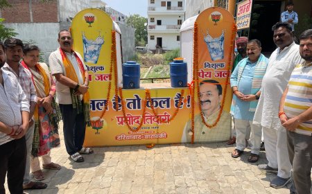 गर्मी के इस तपते मौसम में राहगीरों के लिए शुद्ध और शीतल पेयजल की व्यवस्था करना वाकई एक अत्यंत पुण्य के कार्य है