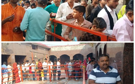 बडे बाबा के दरबार में उमडा आस्था का जन सैलाव हजारों श्रद्धालुओं ने पवित्र अभरन सरोवर में आचमन कर स्वामी जी की समाधि पर चादर परसाद चढाकर मनवांछित फलों की प्राप्ति एवं विश्वमानव कल्यांण की कामना किया