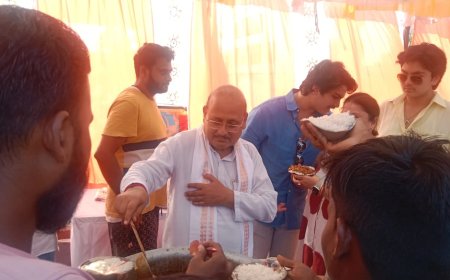 अवध पेट्रोल पंप पर विशाल भंडारे का आयोजन, हजारों श्रद्धालुओं ने ग्रहण किया प्रसाद