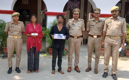गोरखपुर: घर में हुई चोरी का खुलासा, पुरुष और महिला गिरफ्तार, चोरी के जेवर बरामद