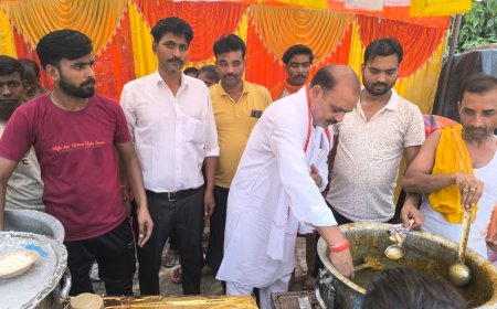 ज्येष्ठ माह के छठे बड़े मंगलवार पर क्षेत्रभर में सजे भंडारे, श्रद्धालुओं ने ग्रहण किया प्रसाद