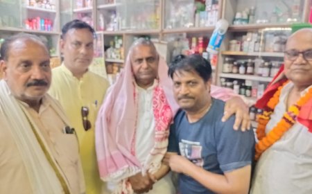 प्रबुद्ध नागरिक सम्मान अभियान के तहत सांसद देवेंद्र सिंह भोले का रनिया दौरा, समाजसेवी राजू सिंह चौहान का किया सम्मान