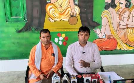 मंदिर प्रबंधन ने पत्रकार वार्ता कर रखा पक्ष, निष्पक्ष जांच की उठाई मांग