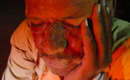 यातायात पुलिस द्वारा घायल को तत्काल जिला अस्पताल पहुंचाया गया