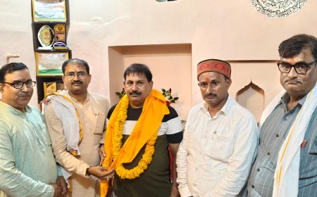 ग्रामीण पत्रकार एसोसिएशन का संगठन विस्तार अभियान तेज, तहसील अध्यक्ष सम्मानित