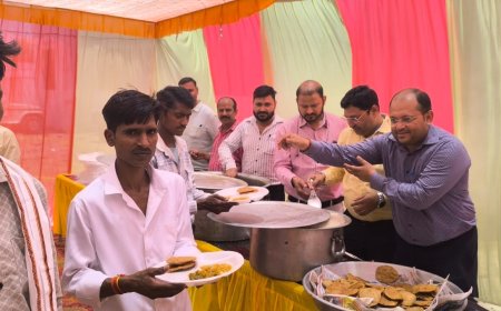 सातवें बड़े मंगल पर क्षेत्रभर में भव्य भंडारों का आयोजन, भक्तों ने ग्रहण किया प्रसाद