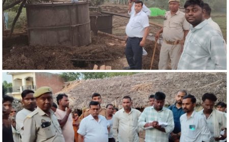 मेंथा ऑयल निकालने वाली टंकी फटी एक महिला समेत तीन लोग गंभीर रूप से झुलसे लखनऊ के सिविल अस्पताल में चल रहा है उपचार