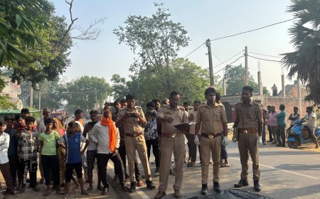 सडक दुर्घटना में अधेड की मौत पुलिस ने शव को कब्जे लेकर पंचायत नामा भरकर पोस्टमार्टम को भेजा
