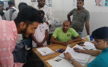 संयुक्त चिकित्सालय सिरौलीगौसपुर की ओ पी डी में मरीजों की उमडी भीड़