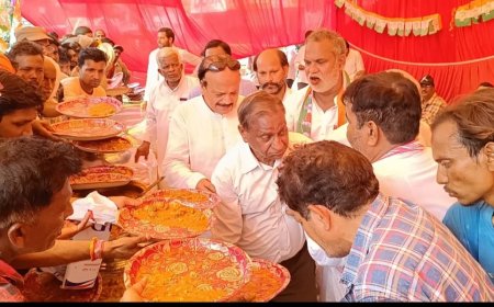 राहुल गांधी के जन्मदिन पर कांग्रेस का विशाल भंडारा, गूंजा नारा- देश को नफरत नहीं, राहुल जैसा नेतृत्व चाहिए