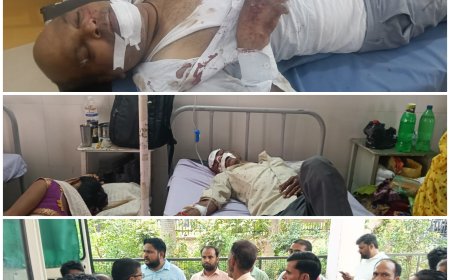 बाइक से बाइक की टक्कर में तीन लोग घायल लेखपाल राकेश चन्द्र सैनी जिला अस्पताल और वंहा से लोहिया अस्पताल रेफर