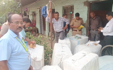 गोरखपुर में नकली FMCG उत्पादों पर बड़ी कार्रवाई, लाखों का माल और वाहन जब्त