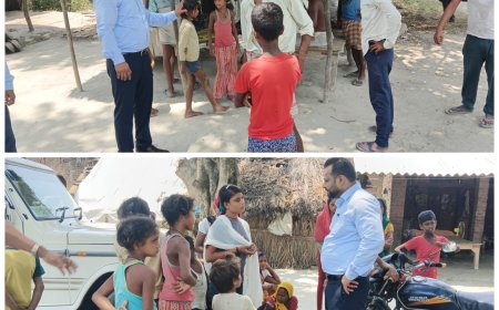 तहसील क्षेत्र के ग्राम बोधिकपुरवा व मुड़िया डीह में चिकन पाक्स से पीड़ित मरीजों का तीसरे दिन भी उपचार किया गया