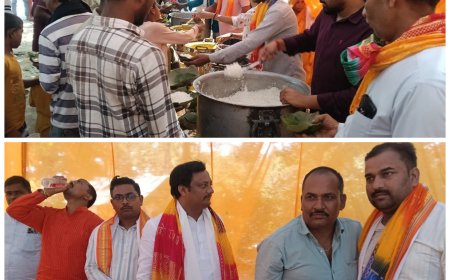 सिरौलीगौसपुर क्षेत्र में आयोजित विशाल भन्डारों में हजारों श्रद्धालुओं ने प्रसाद ग्रहण किया