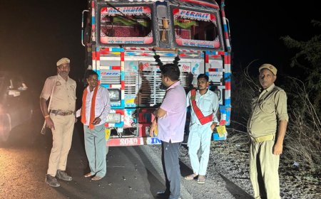 रात में चला खनन के खिलाफ अभियान, चार ट्रक सीज, लोकेशन बताने वाले दो संदिग्ध भी पकड़े गए