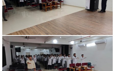 एमजीयूजी में नशा मुक्ति शपथ ग्रहण समारोह, विद्यार्थियों ने नशामुक्त समाज बनाने का लिया संकल्प
