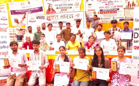 गोरखपुर विश्वविद्यालय में नशा मुक्त भारत सप्ताह के तहत जागरूकता कार्यक्रम आयोजित