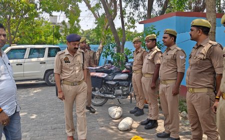 गोरखपुर में 'ऑपरेशन दहन' के तहत 75 लाख रुपये के गांजा और स्मैक नष्ट, 9.891 किग्रा ड्रग्स का विनष्टीकरण
