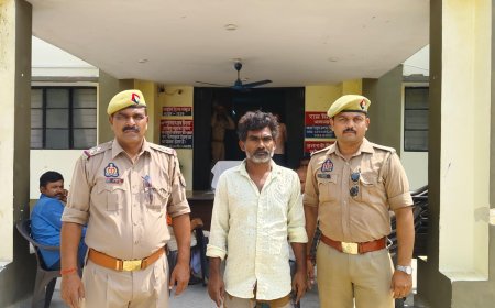 थाना रैपुरा पुलिस टीम ने लालापुर पहाड़ के नीचे खड़ी चालान शुदा ट्रक को चोरी करने के आरोपी चालक को किया गिरफ्तार