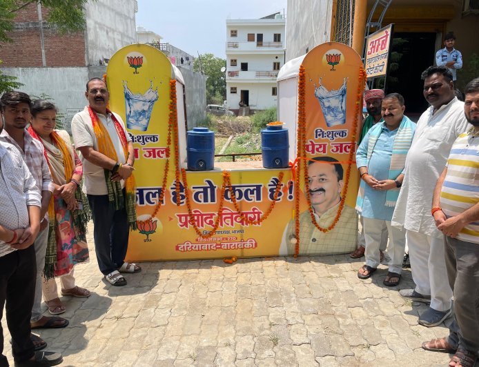 गर्मी के इस तपते मौसम में राहगीरों के लिए शुद्ध और शीतल पेयजल की व्यवस्था करना वाकई एक अत्यंत पुण्य के कार्य है