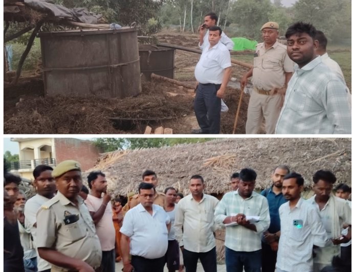 मेंथा ऑयल निकालने वाली टंकी फटी एक महिला समेत तीन लोग गंभीर रूप से झुलसे लखनऊ के सिविल अस्पताल में चल रहा है उपचार