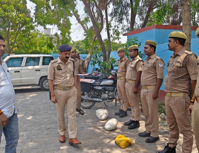गोरखपुर में 'ऑपरेशन दहन' के तहत 75 लाख रुपये के गांजा और स्मैक नष्ट, 9.891 किग्रा ड्रग्स का विनष्टीकरण
