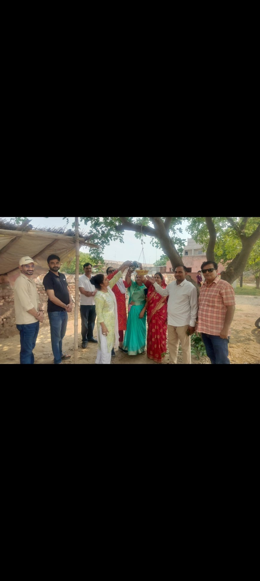में अनुराग सेवा संस्थान का परिंडा अभियान जारी, बेजुबान पक्षियों के लिए लगाए गए जलपात्र