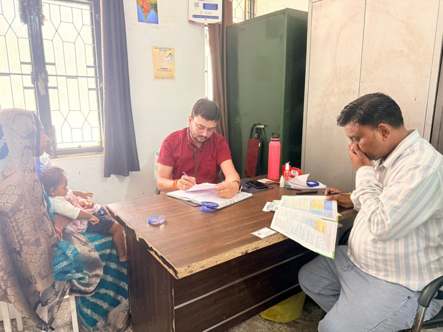 15 माह के कुपोषित बच्चे को पोषण पुनर्वास केन्द्र में भर्ती कराया गया