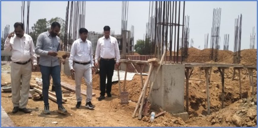 जनपद में निर्माणाधीन ’मुख्यमंत्री मॉडल कम्पोजिट विद्यालय परियोजना’ का स्थलीय निरीक्षण किया गया