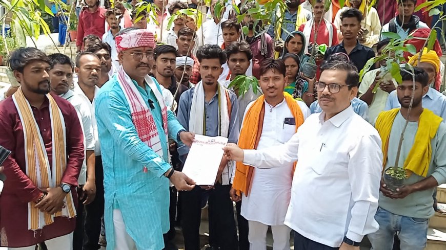 किसान नौजवान संघर्ष मोर्चा ने पर्यावरण दिवस पर सौंपा ज्ञापन