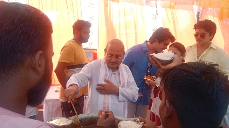 अवध पेट्रोल पंप पर विशाल भंडारे का आयोजन, हजारों श्रद्धालुओं ने ग्रहण किया प्रसाद